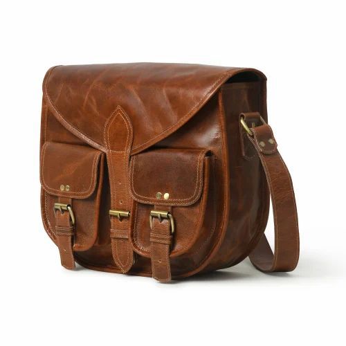 Leather Messenger Bag