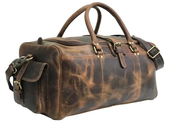 Vintage Leather Duffle